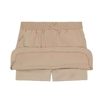 Nautica Girls' Scooter Skirt with Undershorts & Pockets