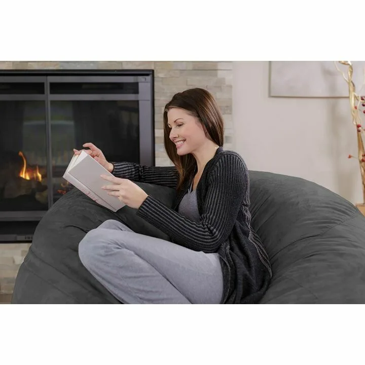 Chill Sack 5' Memory Foam Bean Bag Chair - Charcoal