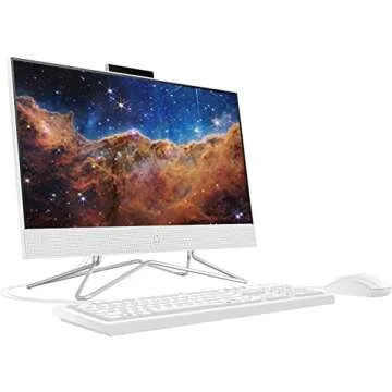 HP 2022 All-in-One Desktop with FHD Display & SSD