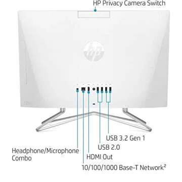 HP 2022 All-in-One Desktop with FHD Display & SSD