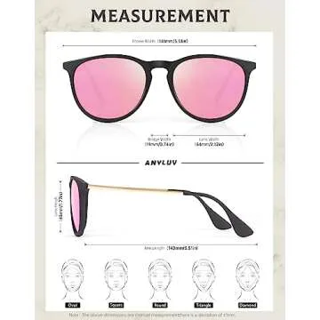 ANYLUV Polarized Sunglasses for Women - Stylish & Chic 2024