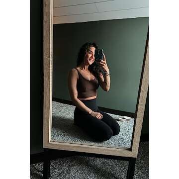 HeyNuts Pure&Plain 7/8 High Waisted Leggings for Women, Athletic Compression Tummy Control Workout Yoga Pants 25'' Black XL(14)