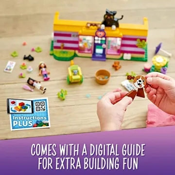LEGO Friends Pet Adoption Café Building Toy for Kids