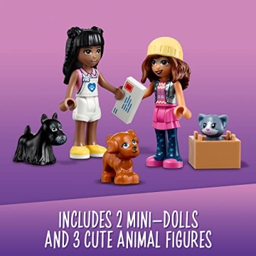 LEGO Friends Pet Adoption Café Building Toy for Kids