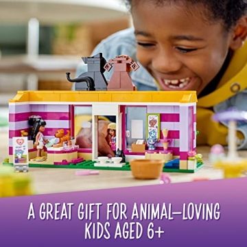 LEGO Friends Pet Adoption Café Building Toy for Kids