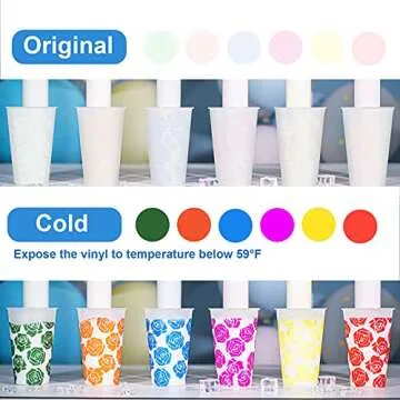 TECKWRAP Color Changing Vinyl Sheets - Fun Crafts