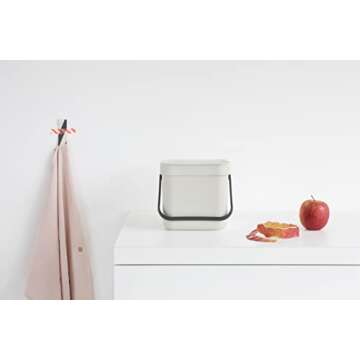 Brabantia Sort & Go Compost Can – Compact & Odor-Free