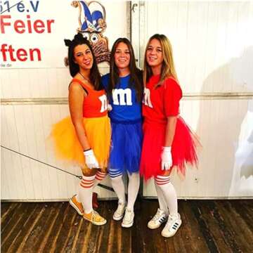 Dressever Vintage 1950s Short Tulle Petticoat Ballet Bubble Tutu Red Medium