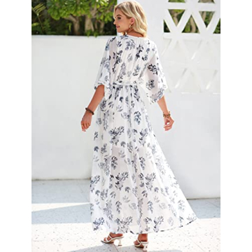 Stylish ANRABESS Boho Maxi Dress for Weddings and Beach Style