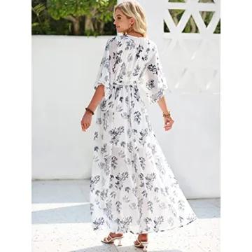 Stylish ANRABESS Boho Maxi Dress for Weddings and Beach Style