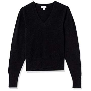 Chic 80's Inspired Pleated Shoulder Sweater for Women