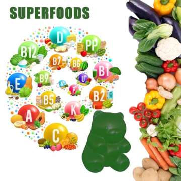 Daily Gummies - Organic Super Greens for Gut Health & Energy