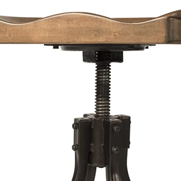 Hillsdale Worland Swivel Adjustable Bar Stool for Comfort