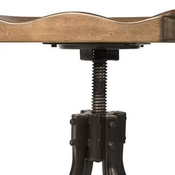 Hillsdale Worland Swivel Adjustable Bar Stool for Comfort