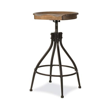 Hillsdale Worland Swivel Adjustable Bar Stool for Comfort