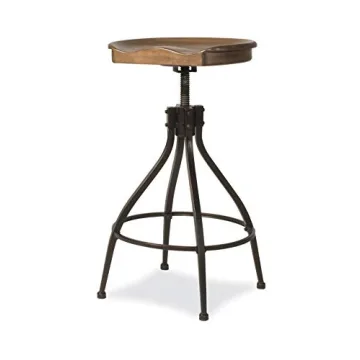 Hillsdale Worland Swivel Adjustable Bar Stool for Comfort