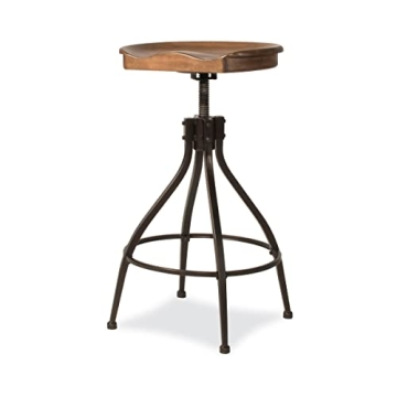 Hillsdale Worland Swivel Adjustable Bar Stool for Comfort