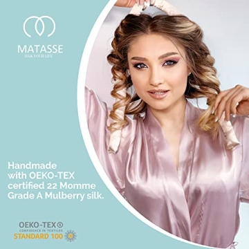 MATASSE Silk Heatless Hair Curler Set for Effortless Curls