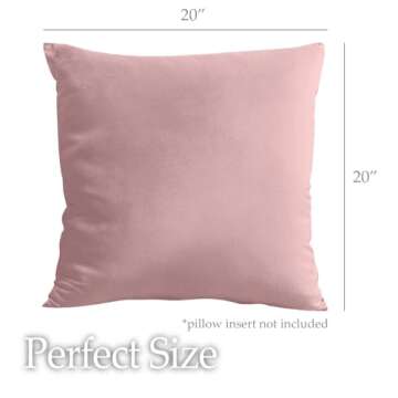 Soft Velvet Throw Pillow Covers Set for Elegant Home Decor
