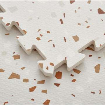 Simple Kid Co. Play Mat for Baby, Toddler and Infants, Six Interlocking Tiles Made with Soft Non-Tox...