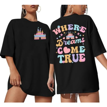 Magic Kingdom Shirt for Women: Funny Castle Graphic Tees Magical Fairy Tale Gift Casual Short Sleeve...