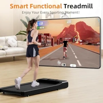 SupeRun Quiet Walking Treadmill - Compact & Portable