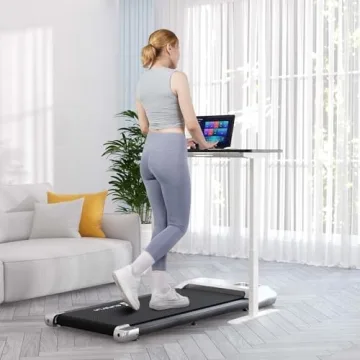 SupeRun Quiet Walking Treadmill - Compact & Portable