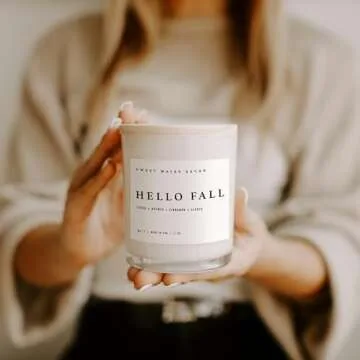 Hello Fall Candle - Warm Autumn Scent for Home Decor