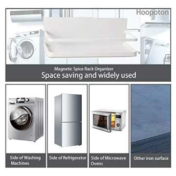 Hoopoton Magnetic Spice Rack Organizer for Kitchen Storage