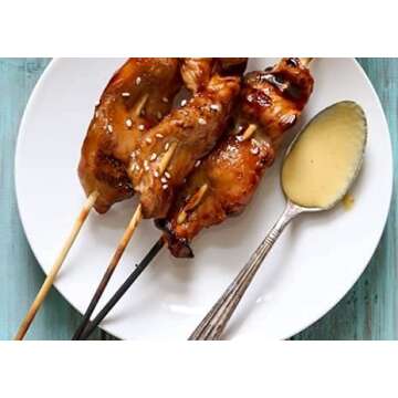 Al Amin Foods Kinder's Teriyaki with Sesame & Ginger Marinade & Dipping Sauce Premium Quality 2 Glass Jars 28.5 oz. (807g) each.