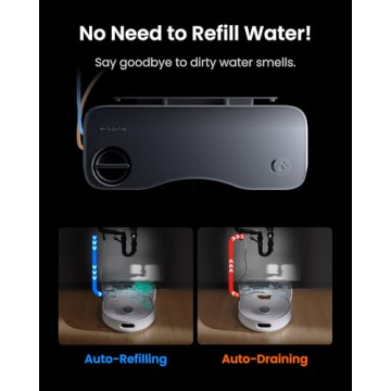 SwitchBot S10 Vacuum and Mop, Self Draining, 6500Pa