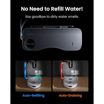 SwitchBot S10 Vacuum and Mop, Self Draining, 6500Pa