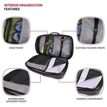 SwissGear Hybrid Travel Laptop Backpack, Heather Grey, 22-Inch