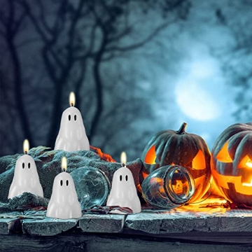 10 Halloween Ghost Candles for Festive Decor