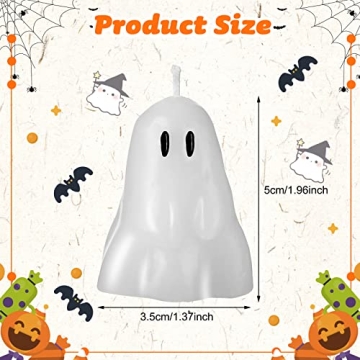 10 Halloween Ghost Candles for Festive Decor