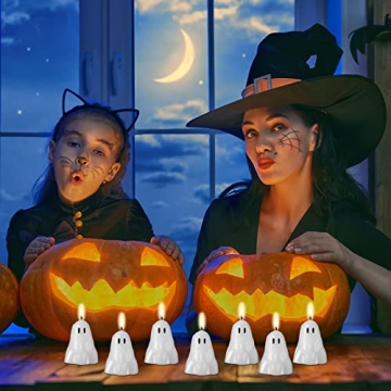 10 Halloween Ghost Candles for Festive Decor