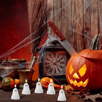 10 Halloween Ghost Candles for Festive Decor