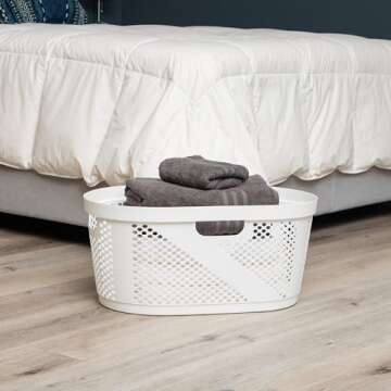 Mind Reader 40L Laundry Basket Set for Efficient Laundry Organization