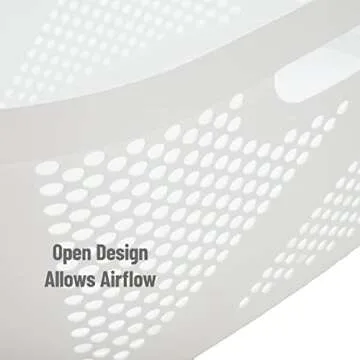 Mind Reader 40L Laundry Basket Set for Efficient Laundry Organization