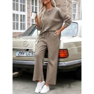 Stylish Dokotoo Women's 2 Piece Sweatsuit for Fall
