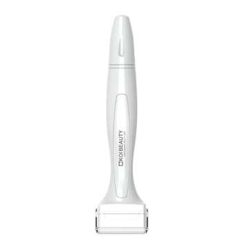 Derma Stamp Professional Microneedle Stamp Microneedling Stamp, Premium Micro Needling Stamp for Men Women Home Use - White