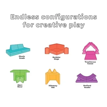 Transformative Yourigami Kids Play Couch - Modular Design