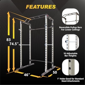 Fitness Reality Super Max 810 XLT Power Cage for Home Gym