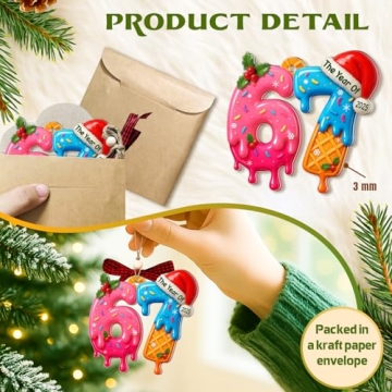 67 Ornament - Trendy Christmas Decor for Teens and Kids