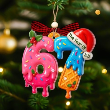 67 Ornament - Trendy Christmas Decor for Teens and Kids