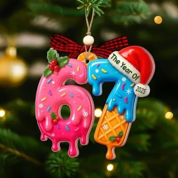 67 Ornament - Trendy Christmas Decor for Teens and Kids