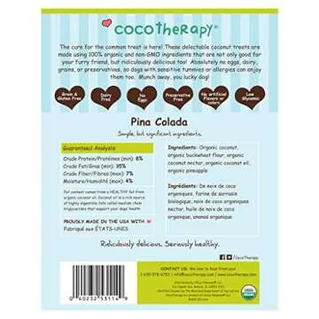 Cocotherapy Pina Colada Coconut Cookies - 5 Oz