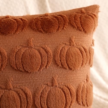 Artscope Fall Pillow Covers Set of 2 - Autumn Harvest Pumpkins for Home Decor
