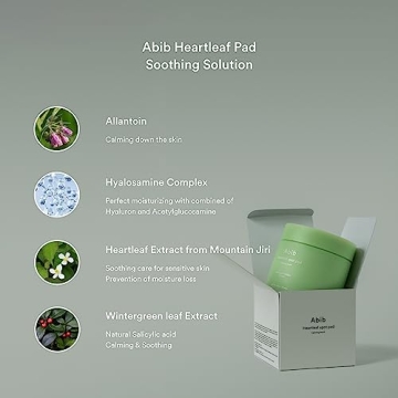 Abib Heartleaf Calming Pads | Hydrating & Soothing Skincare