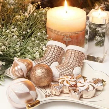 Sea Team 77-Pack Shatterproof Christmas Ornaments Set